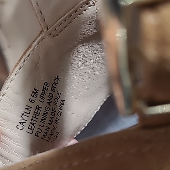 STEVE MADDEN SUEDE CORK PLATFORM WEDGES - Picture 5 of 6